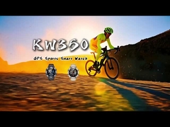 KW350 AMOLED AI Smartwatch z aktywnością w czasie rzeczywistym i śpiącymi monitorami AI Q&A 5ATM wodoodporny