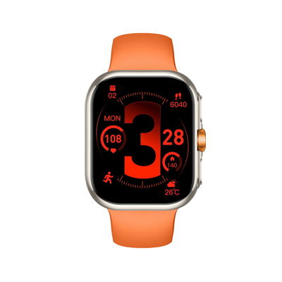 KW283A Super Retina Amoled Smart Watch 2,01 cali Czarny okrągły Smartwatch Z BT Calling