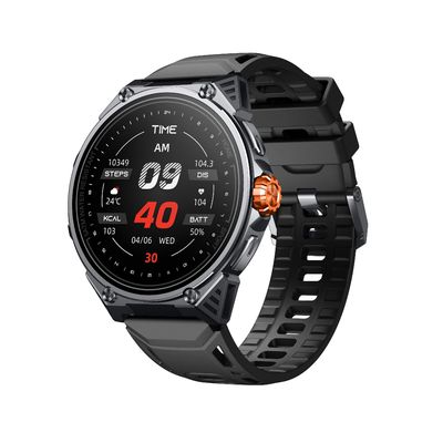 KW348 Fitness Smartwatch z funkcjami śledzenia snu, nawigacji i AI 5ATM Wodoszczelna klasyfikacja i przechowywanie mediów